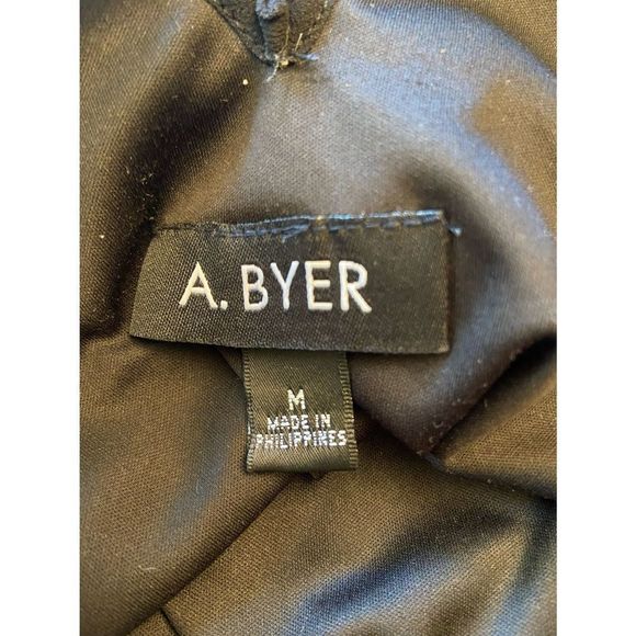 A. Byer Cold Shoulder Boho Dress size Medium - Picture 7 of 9